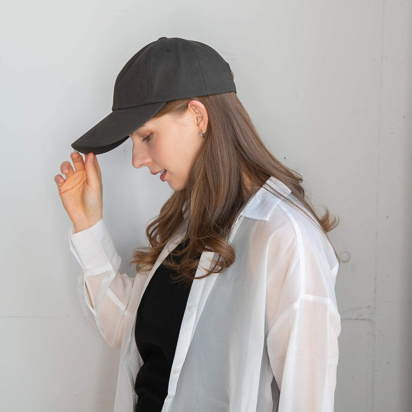 ロングバイザーキャップ