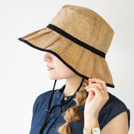 ポリジュートツバタック入りハット