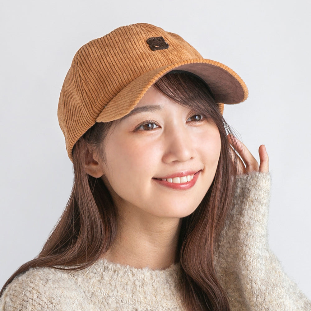 Sデザインコーデュロイキャップ – イチヨンプラス / 帽子通販
