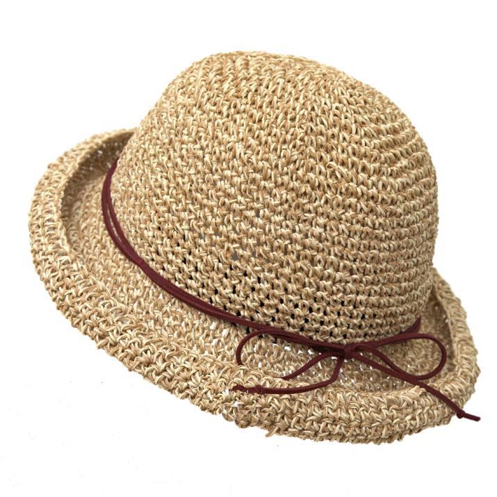 ワックスコード巻きPコマ編み