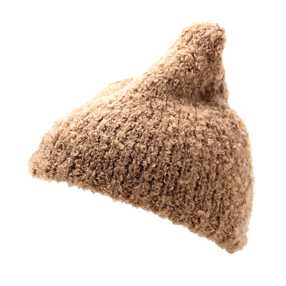 ブークレ糸ドングリ帽