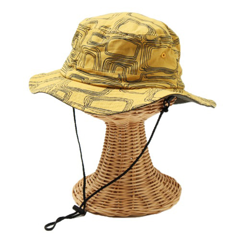 サークル柄ウォッシュサファリ