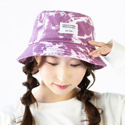 タイダイワッペンバケットハット