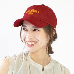 ツイルカレッジ刺繍キャップ