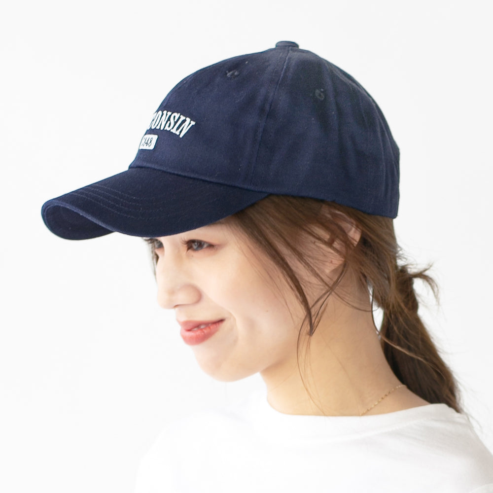 ツイルカレッジ刺繍キャップ