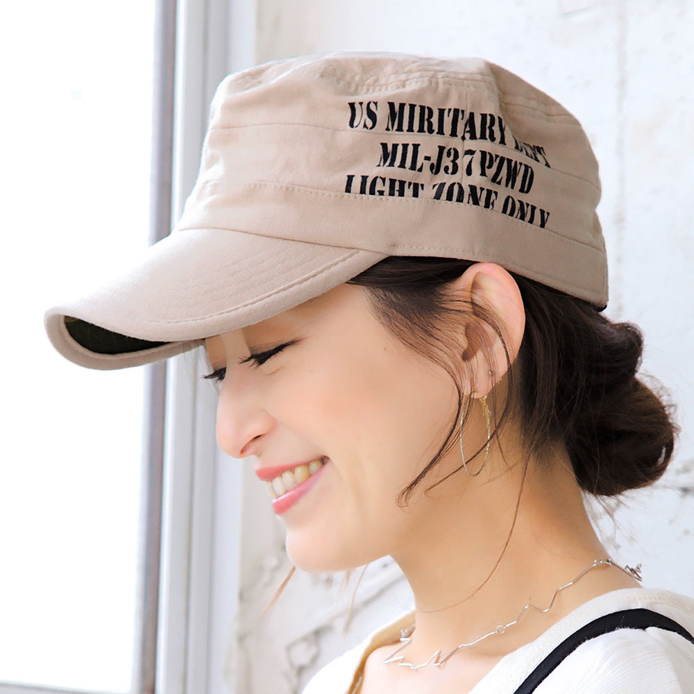 ARMYサイドプリントレイスキャップ