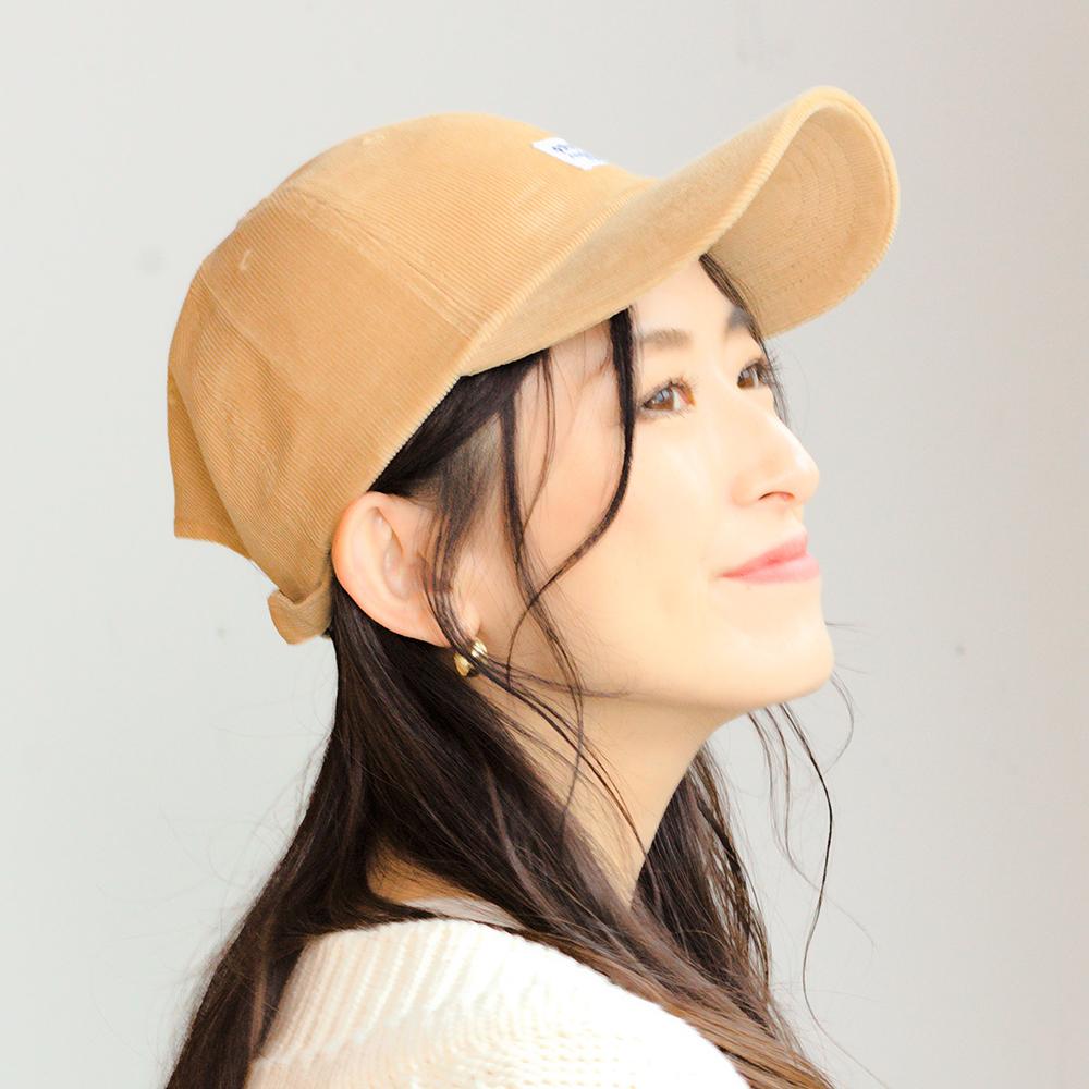 PARISタグコーデュロイキャップ