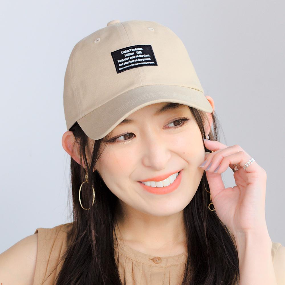 フロントタグツイルキャップ