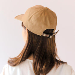 ベルトデザインツイルキャップ