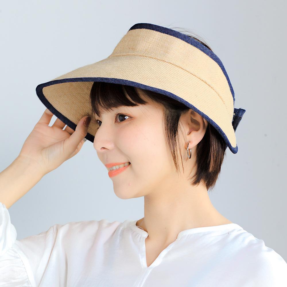 ジュートパイピングサンバイザー