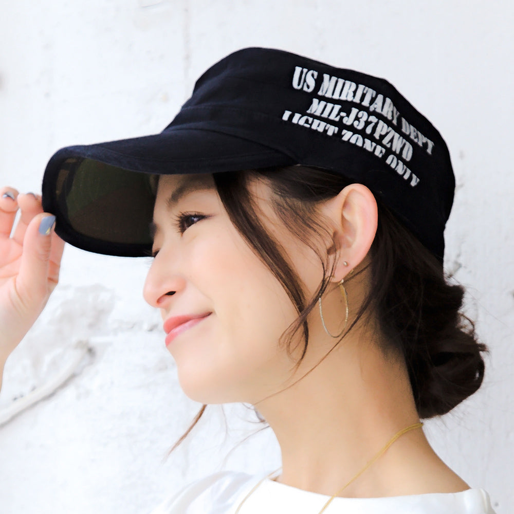 ARMYサイドプリントレイスキャップ