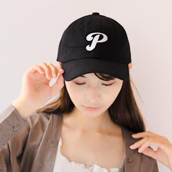 ツイルビッグP刺繍キャップ