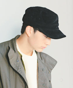 コーデュロイワークキャップ
