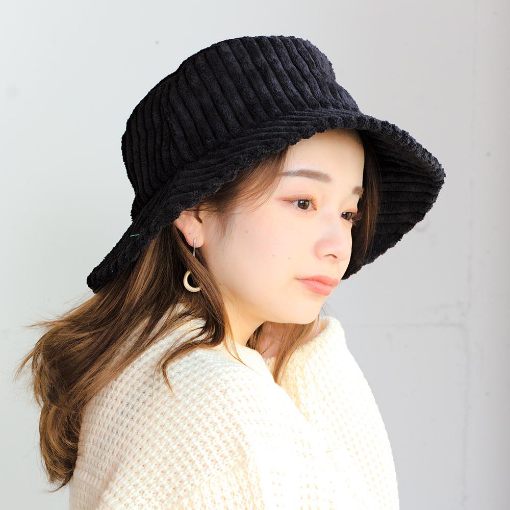 太コーデュロイバケットハット