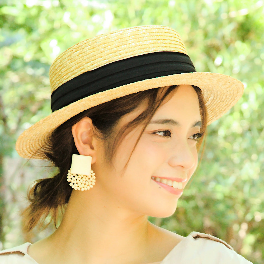 麦ブレードカンカン帽