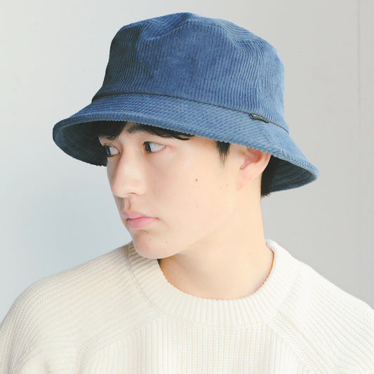 コーデュロイバケットハット