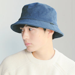 コーデュロイバケットハット