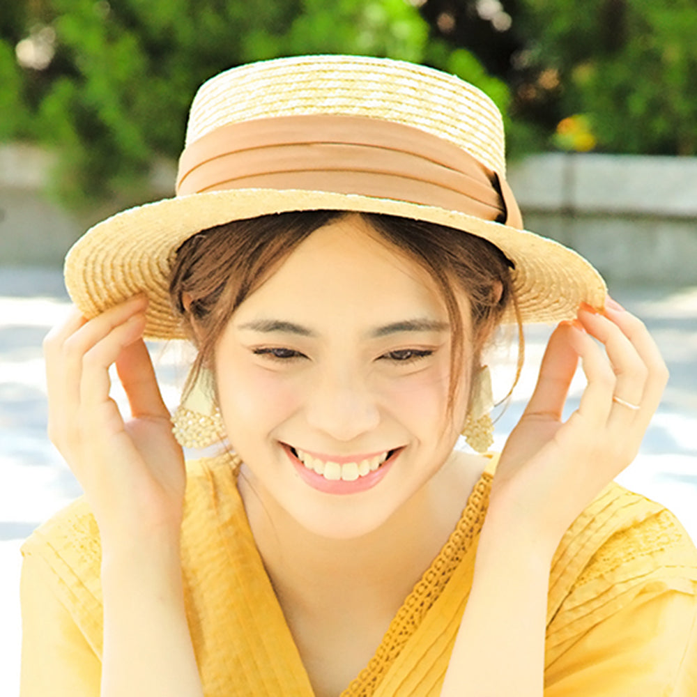 麦ブレードカンカン帽