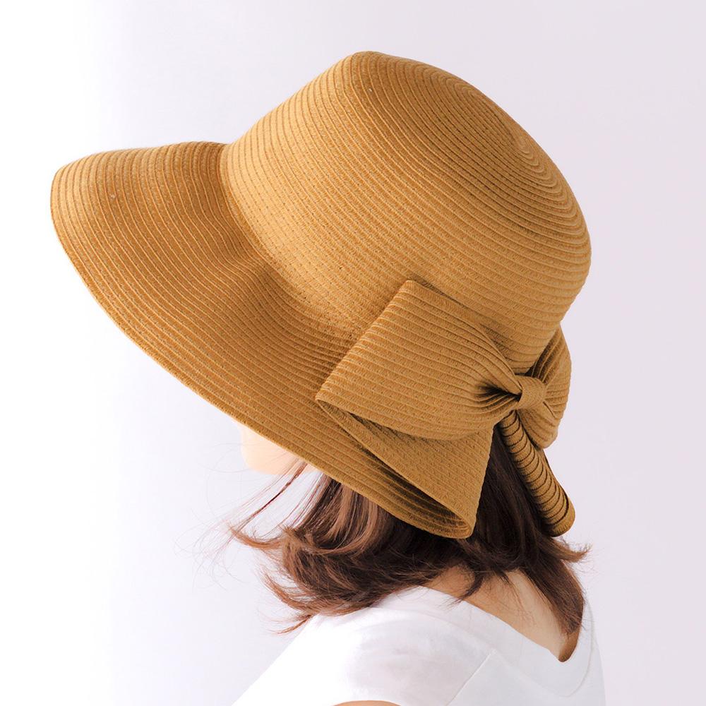 洗えるP後ろリボンスリットハット