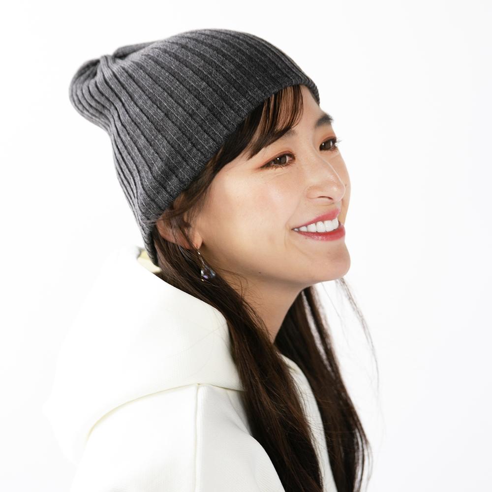 国産毛混リブ編みシンプルワッチ