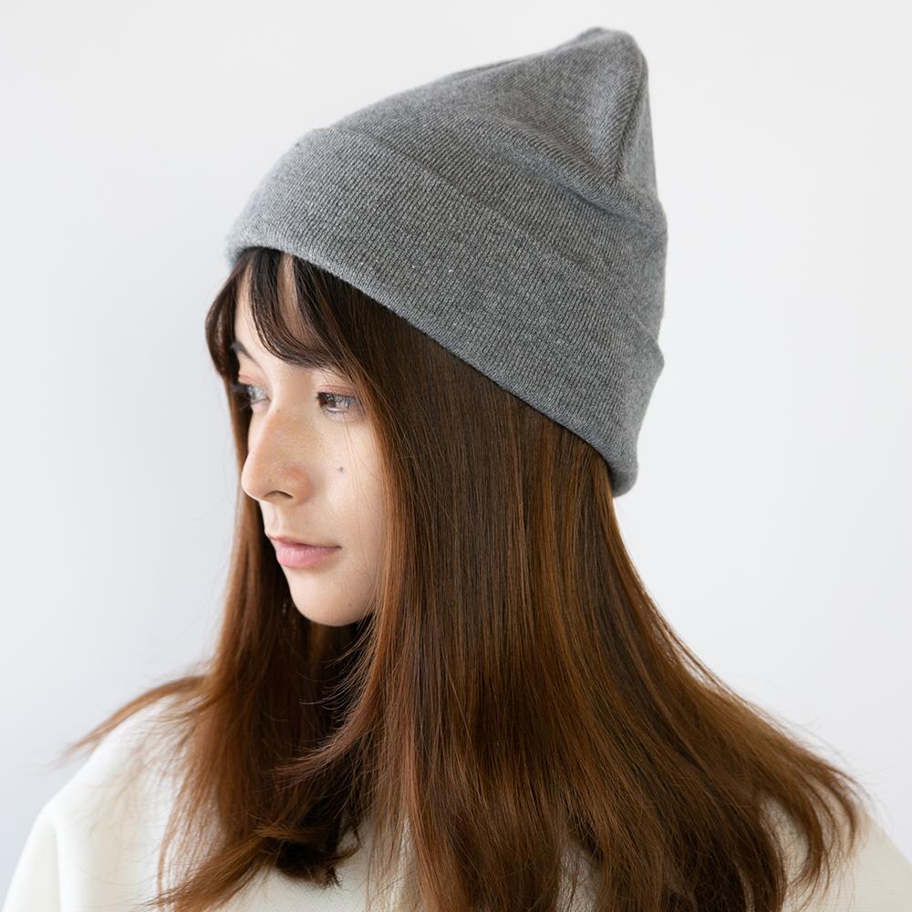 折返シンプルニットワッチ