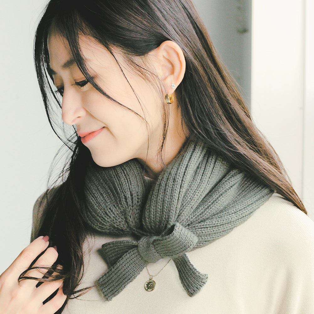 2wayリボン帽子マフラー