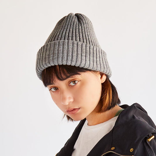 2重シンプルニットワッチ