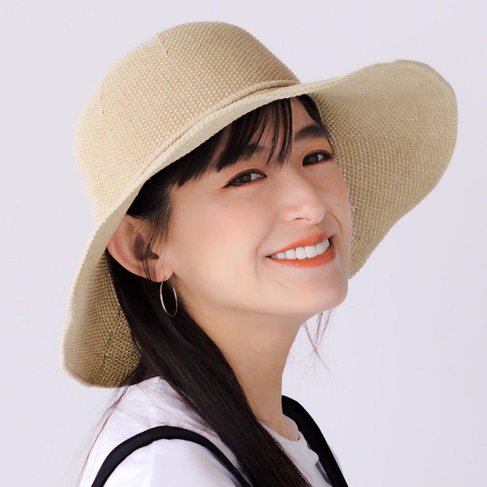 綿サーモ広つばハット