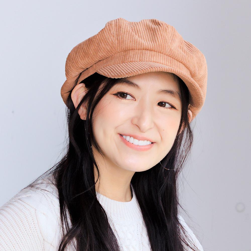 コーデュロイキャスケット