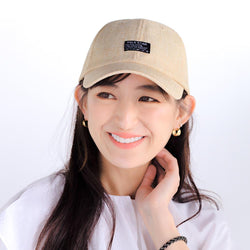 ポリジュートタグ付きキャップ