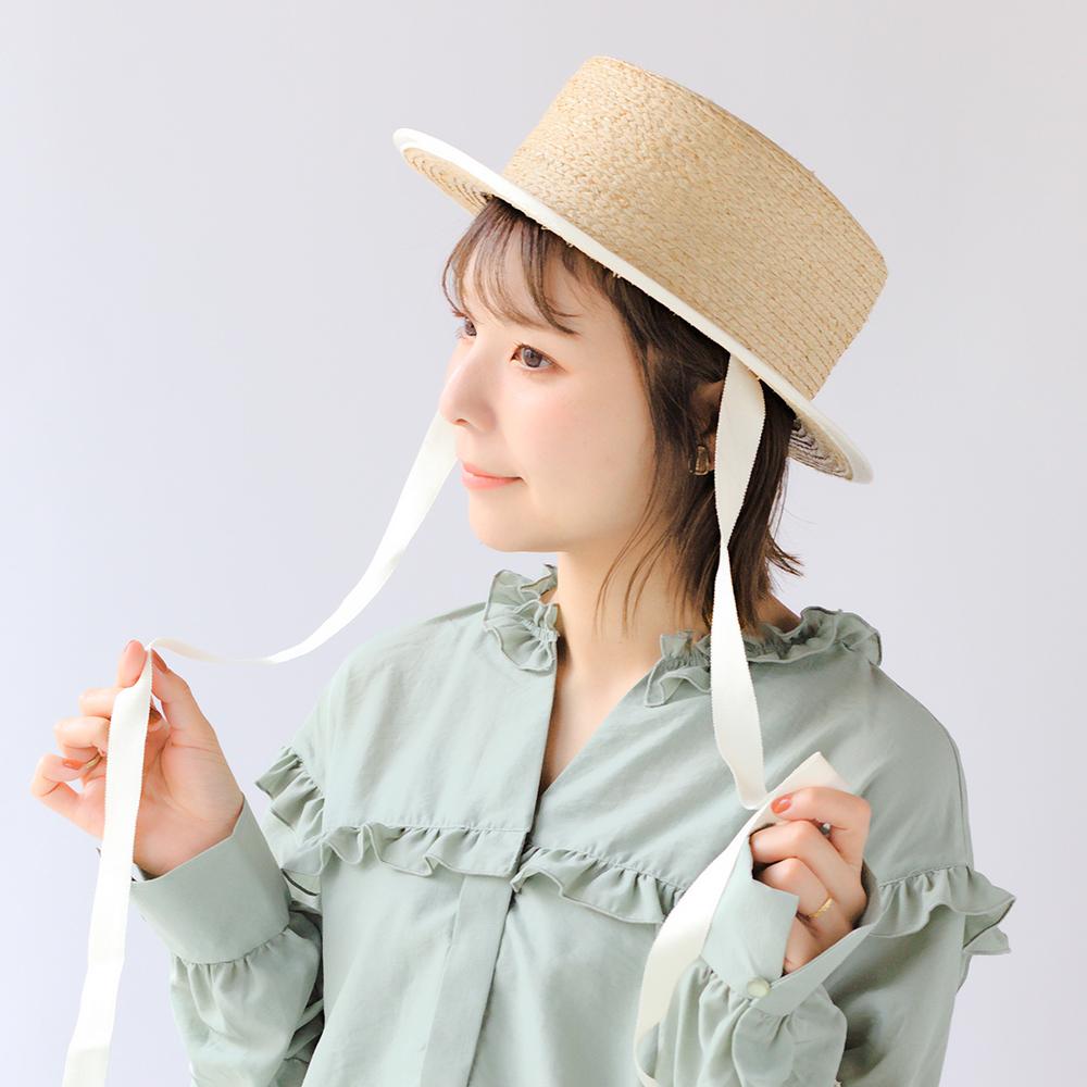 ラフィアブレード紐付きカンカン – イチヨンプラス / 帽子通販