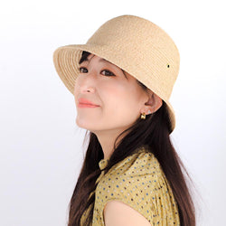 ラフィアブレード ハトメ付メトロハット