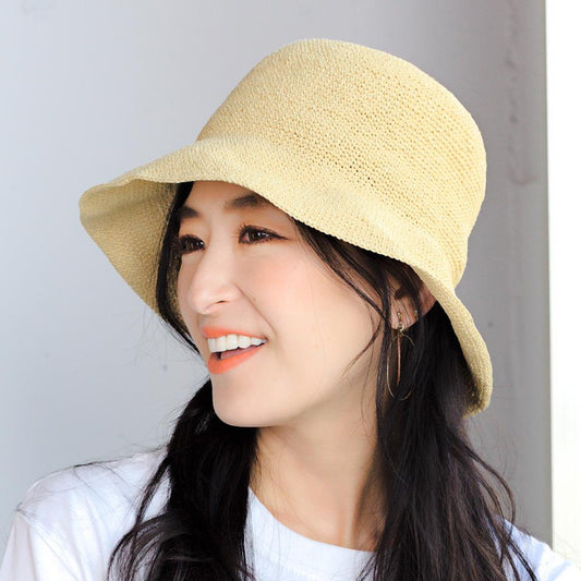 ペーパー細編みバケット