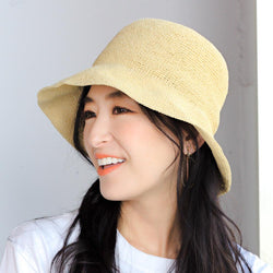 ペーパー細編みバケット