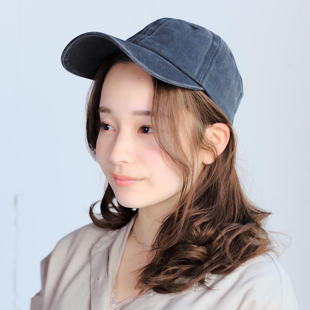 無地ウォッシュローキャップ