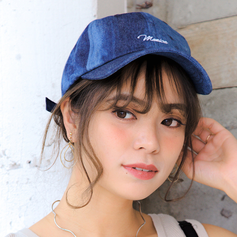 monicaインディゴキャップ