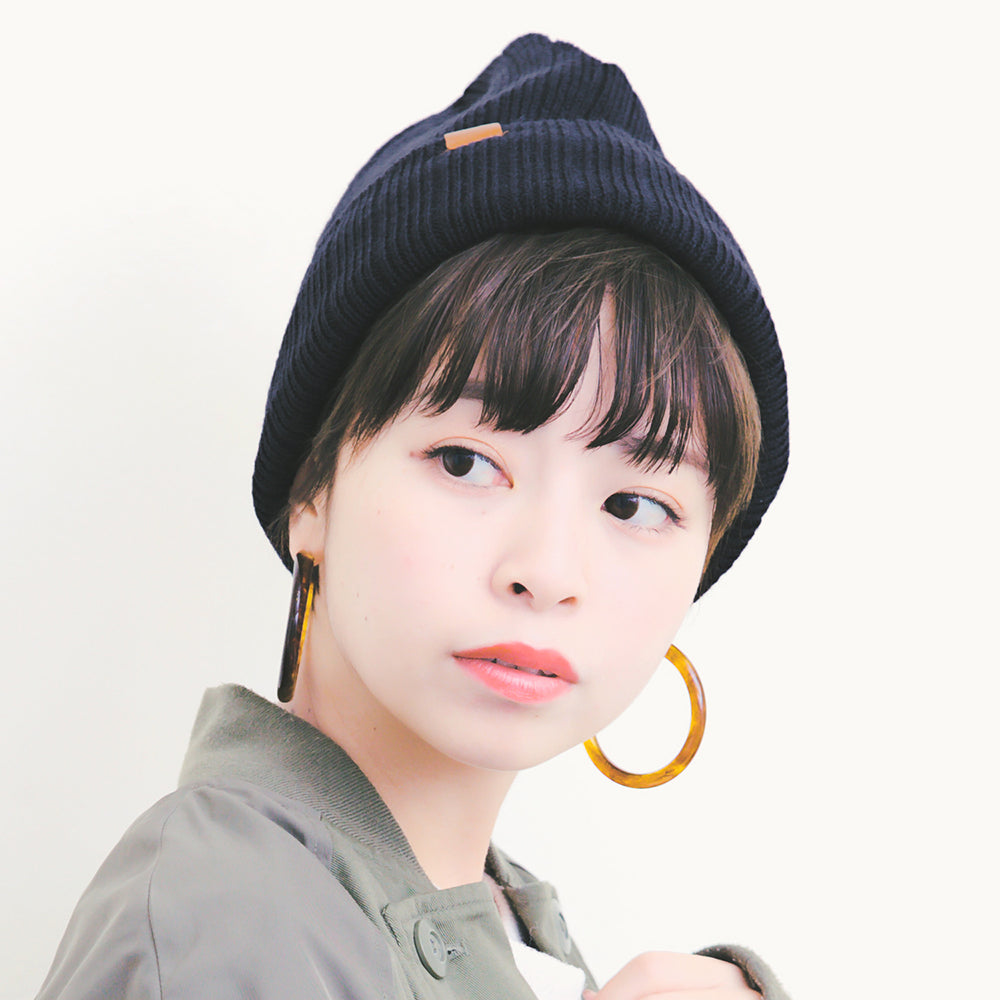 革パッチ付き太リブワッチ