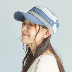 スウェットクレイジーパターンレイルキャップ