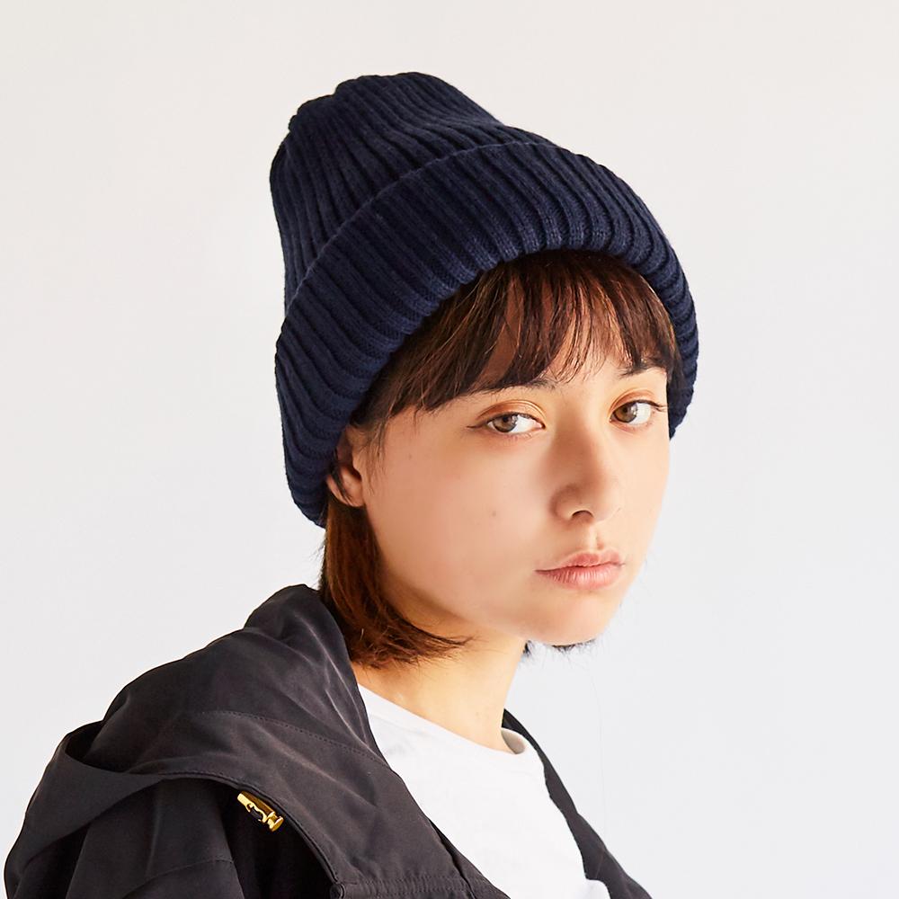 2重シンプルニットワッチ – イチヨンプラス / 帽子通販