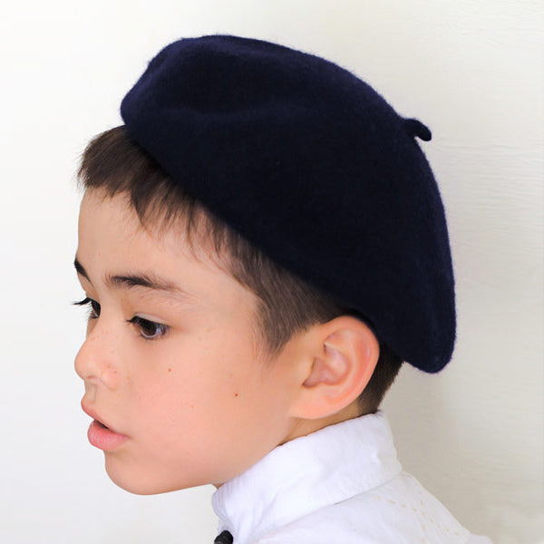 多色展開シンプルフェルトベレー