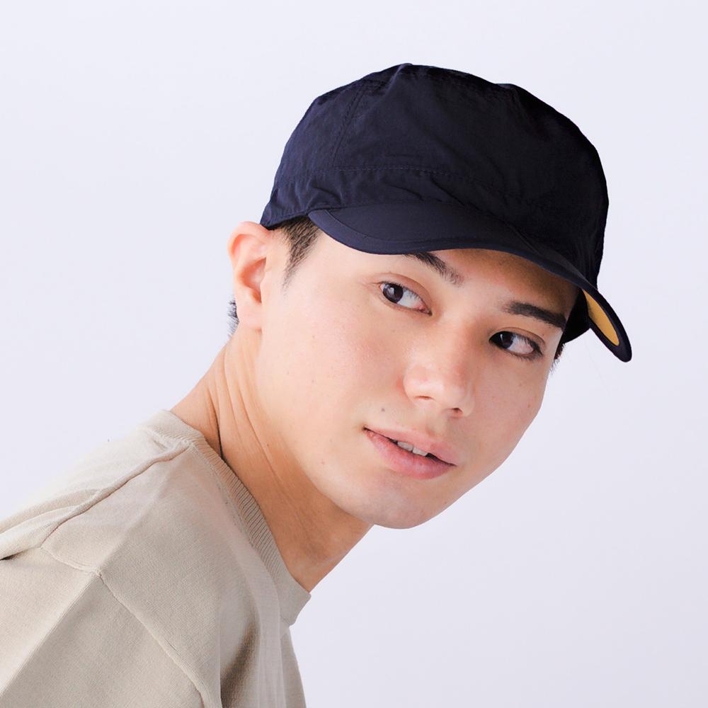 撥水ソリッドポケッタブルレイルキャップ