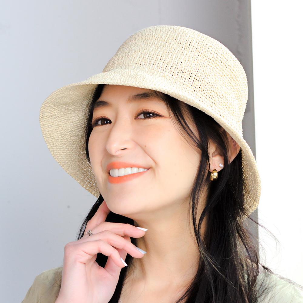 ペーパー細編みバケット