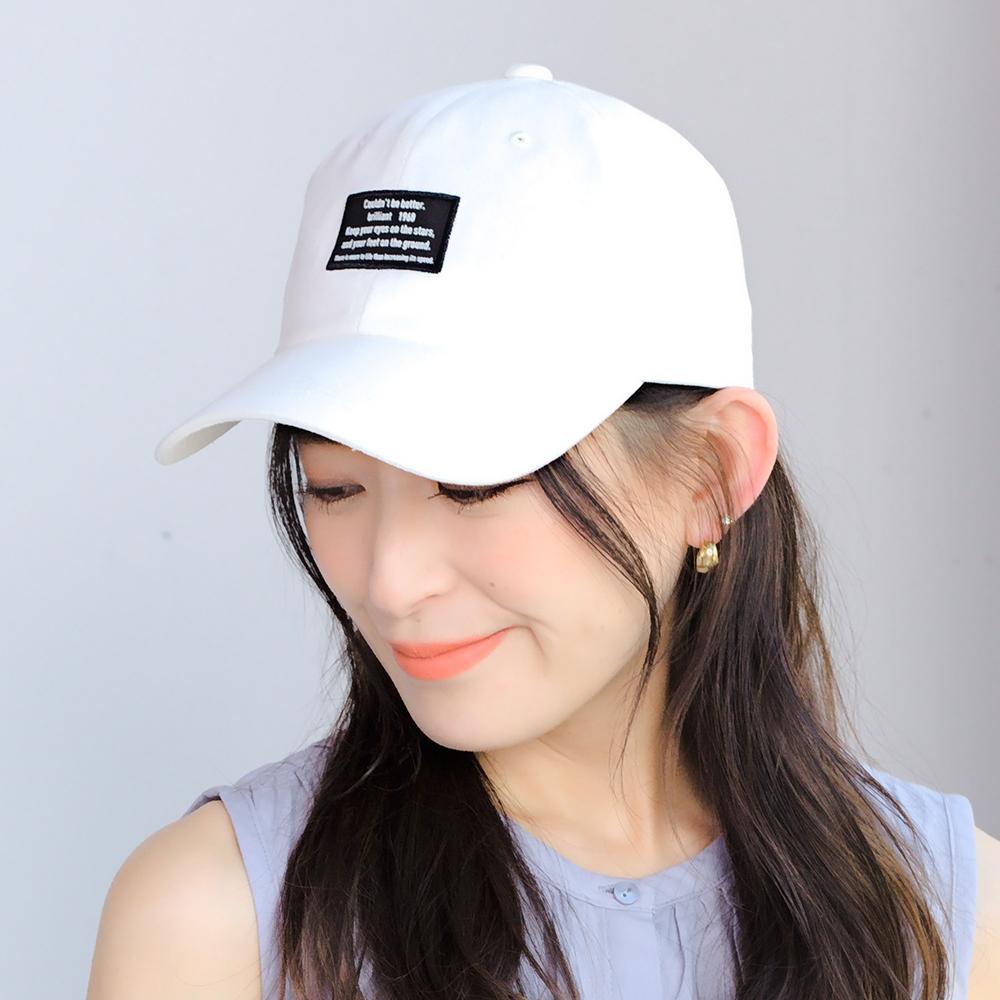 フロントタグツイルキャップ