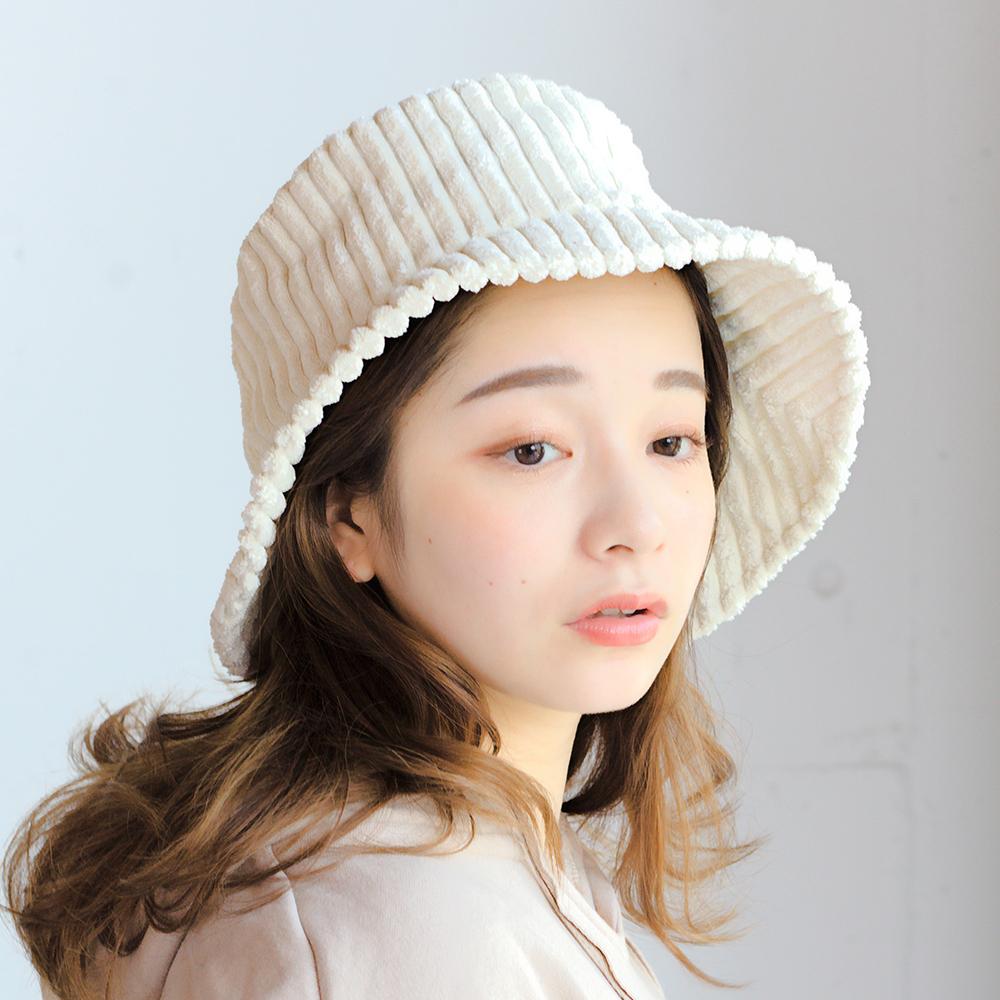 太コーデュロイバケットハット