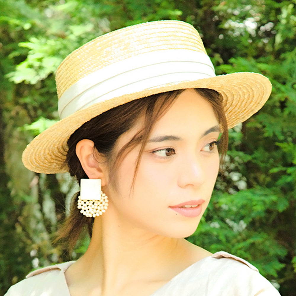 麦ブレードカンカン帽