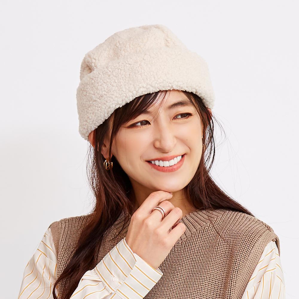 ボアワッチ風キャップ