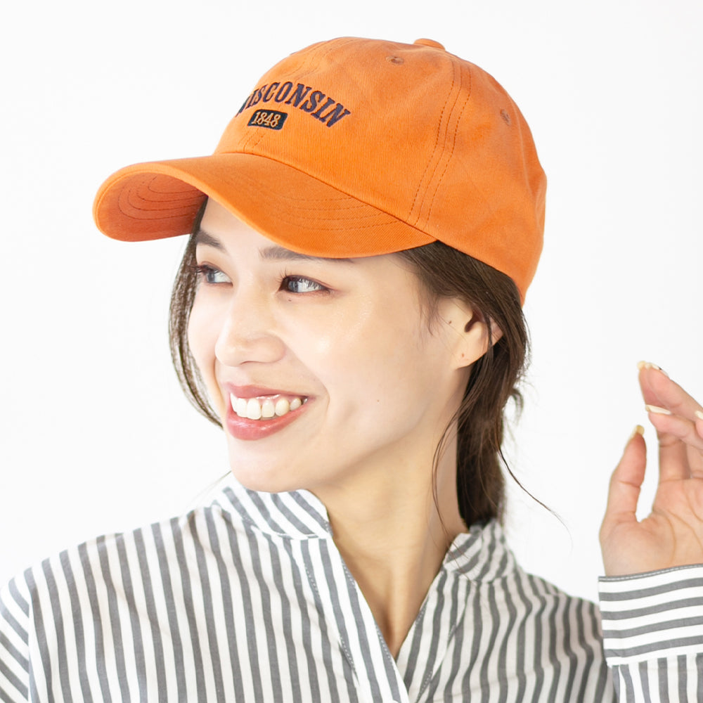 ツイルカレッジ刺繍キャップ