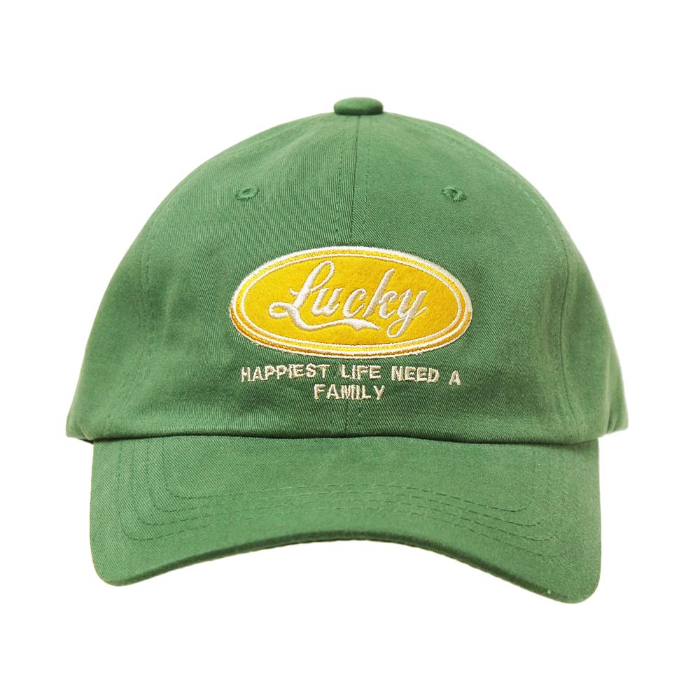 LUCKYワッペンダメージキャップ