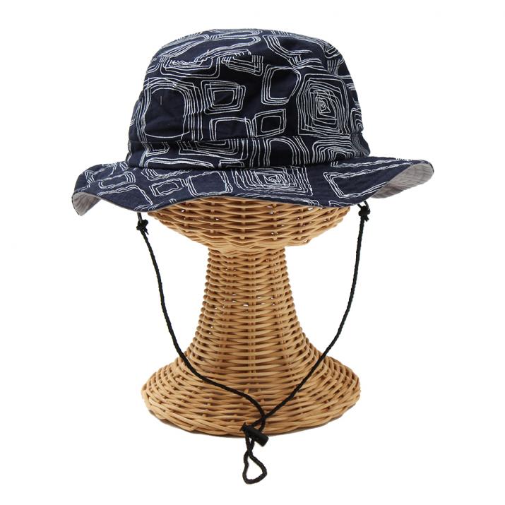 サークル柄ウォッシュサファリ