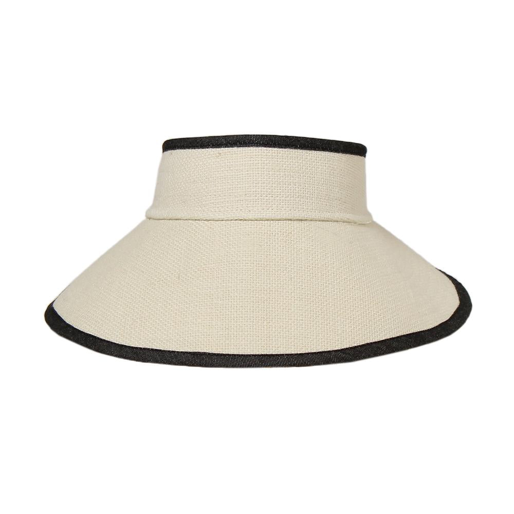 ジュートパイピングサンバイザー